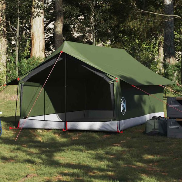 vidaXL Tenda da Campeggio per 2 Persone Verde Oliva Impermeabile