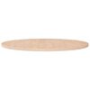 vidaXL Piano Tavolo Rotondo &Oslash;90x2,5 cm Massello di Rovere Non Trattato