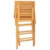 vidaXL Sedie pieghevoli, 8 pezzi, 56x63x90 cm, in legno massello di teak
