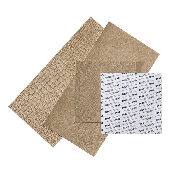 WallArt Piastrelle in Pelle Borret Beige Sabbia 32 pz