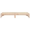 vidaXL Dormeuse Estraibile 2x(90x200) cm Legno Massello di Pino