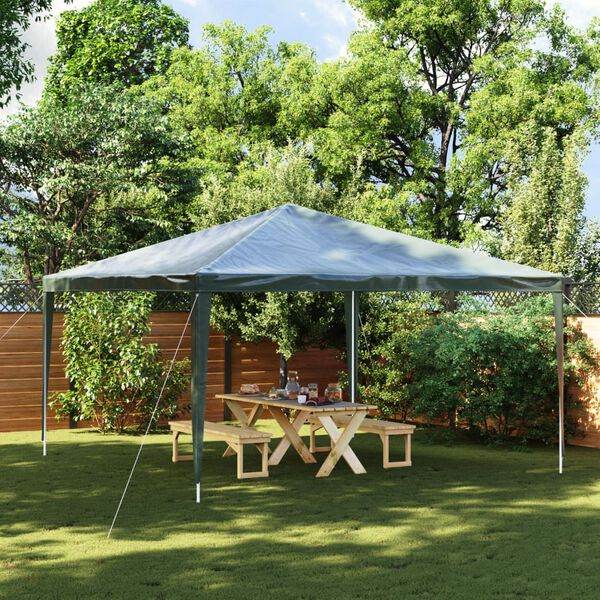 vidaXL Gazebo Professionale 4x4 m Verde 90 g/m²
