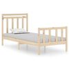 vidaXL Giroletto in Legno Massello 90x190 cm Single