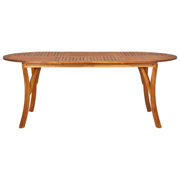 vidaXL Set Mobili da Pranzo per Giardino 7 pz Grigio Scuro