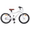 vidaXL Bicicletta per Bambini 24 Pollici per 8-12 anni bianco