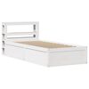 vidaXL Giroletto con Testiera Bianco 75x190 cm Legno Massello di Pino