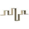 vidaXL Scaffale a Parete Rovere Sonoma 104,5x10x43cm Legno Multistrato