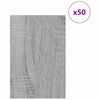 vidaXL Pannelli decorativi 50 pcs Grigio Sonoma 40 x 60 x 0.27 cm