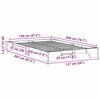 vidaXL Struttura del letto Naturale 120 x 200 cm Pino massello