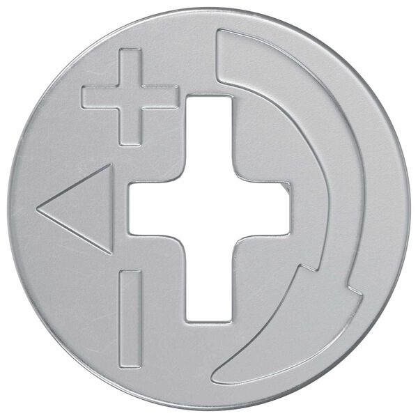 vidaXL Dadi con bloccaggio a cam 2 pcs Argento 15 x 11,5 mm Acciaio