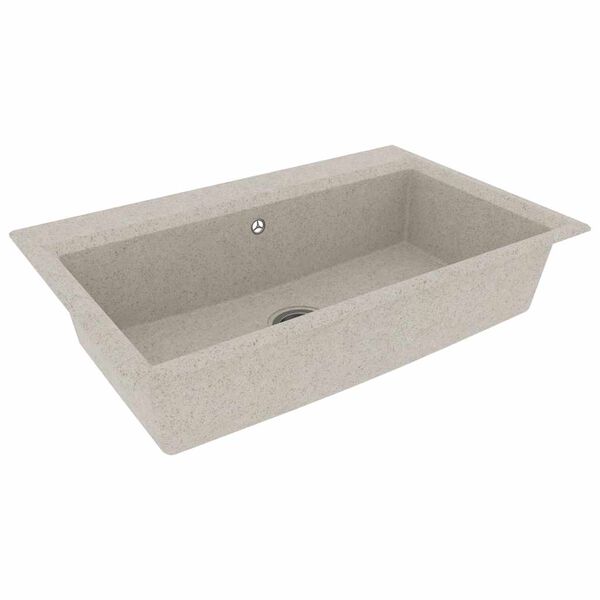 vidaXL Lavello da cucina Beige 79 x 50 x 31 cm Granito