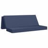 vidaXL Divano Letto Pieghevole 180 x 67 x 45 cm Blu