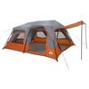 vidaXL Tenda Istantanea 10 persona Grigio e arancione