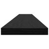 vidaXL Scaffale 4 pcs Nero 100 x 10 x 1,5 cm Legno multistrato