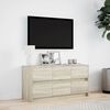 vidaXL Mobile Porta TV con LED Rovere Sonoma 100x34x50cm in Truciolato