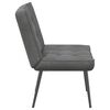 vidaXL Sedia Relax 64x74x84 cm Grigio Scuro in Velluto