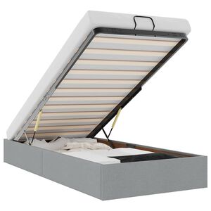 vidaXL Struttura Letto Pouf senza Materasso 90x200 cm in Tessuto