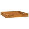 vidaXL Vassoio da Portata 50x50 cm in Legno Massello di Teak
