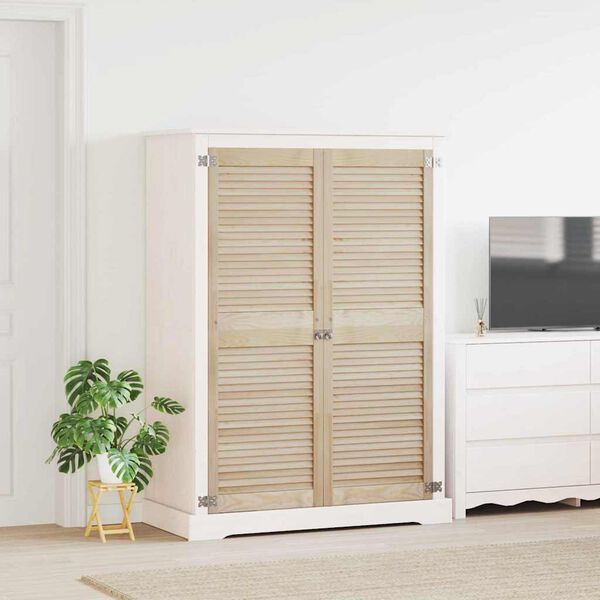vidaXL Porta per Armadio con porta 2 pcs Naturale 140.5 x 2 x 59.5 cm
