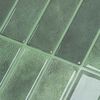vidaXL Piastrella Rettangolare 10 pcs Verde Scuro 29 x 23 x 0,08 cm