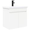 vidaXL Mobile bagno con rubinetto Bianco 61 x 40 x 74,5 cm