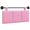 vidaXL Testiera sospesa Rosa Tessuto