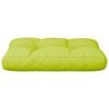 vidaXL Cuscino per Pallet Verde Brillante 60x40x12 cm in Tessuto
