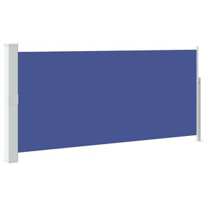 vidaXL Tenda da Sole Laterale Retrattile 140 x 300 cm Blu