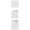 vidaXL Mensole a Muro 3 pz Bianche 58x18x18 cm in Truciolato