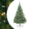 vidaXL Albero di Natale artificiale con luci integrate Verde 240 cm