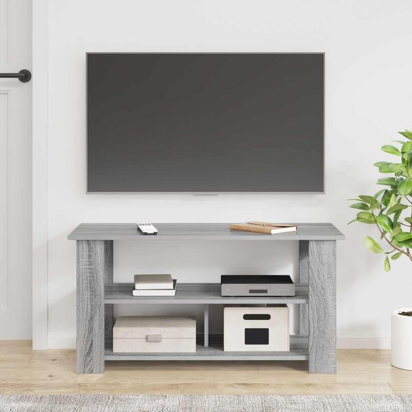 vidaXL Supporto TV Grigio Sonoma 100 x 40 x 50 cm