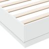 vidaXL Giroletto Bianco 180x200 cm in Legno Multistrato