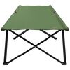 vidaXL Letto da campeggio pieghevole 2 pcs Verde 206 x 76 x 74 cm