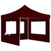 vidaXL Gazebo Professionale Pieghevole Alluminio con Pareti 2x2m Bord&ograve;