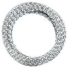 vidaXL Filo Spinato Fermagliato con Clip in Acciaio Zincato 300 m