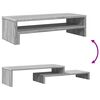 vidaXL Supporto per Monitor Grigio Sonoma 54x22x15 cm in Truciolato
