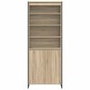 vidaXL Armadi alti 2 pcs Sonoma 60 x 36 x 300 cm Legno multistrato