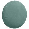 vidaXL Cuscini per Seduta 2 pcs Verde Mare &Oslash; 40 x 13 cm Velluto