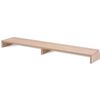 vidaXL Supporto per Monitor in Legno Multistrato 110x23,5x9 cm Beige
