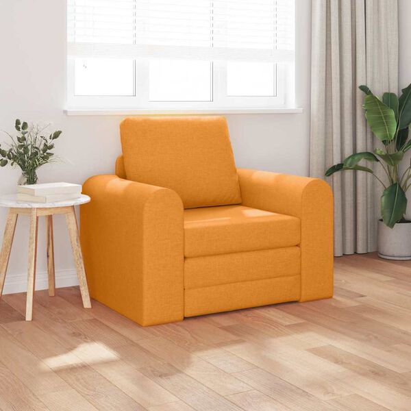 vidaXL Divano letto Giallo Scuro 98 x 71 x 83 cm Velluto