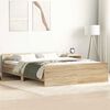 vidaXL Giroletto con Testiera e Pediera Rovere Sonoma 150x200 cm