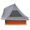 vidaXL Tenda Tipi Familiare Grigio e arancione 466 x 310 x 240 cm