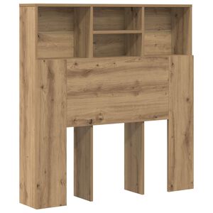 vidaXL Testata del letto Rovere artigianale Legno ingegnerizzato