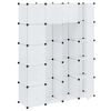 vidaXL Armadietto Modulare 14 Scomparti Bianco 37 x 146 x 180,5 cm
