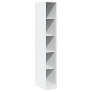 vidaXL Armadio Bianco 30x50x200 cm in Legno tecnico