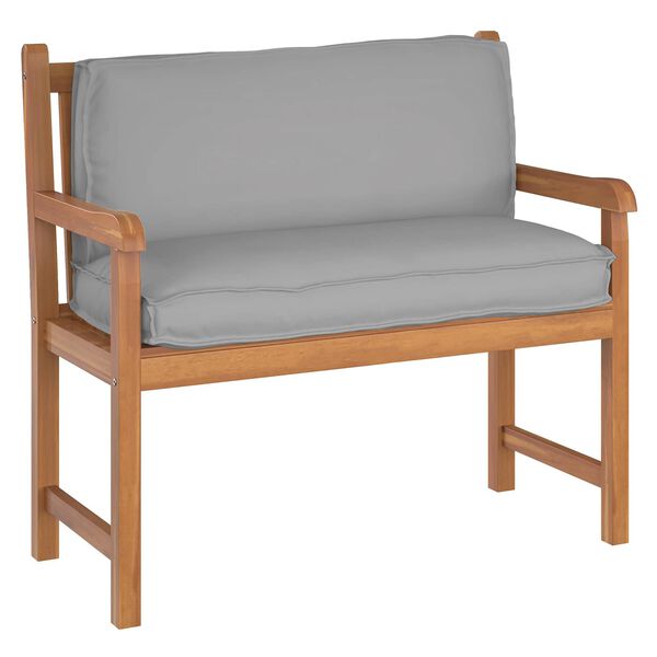 vidaXL Cuscino Grigio 120 x 40 x 12 cm Tessuto Oxford