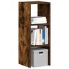 vidaXL Libreria Impilabili Rovere Fumo 30x30x80 cm Legno Multistrato