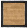 vidaXL Tappeto da Area Grigio Scuro 240 x 240 cm Juta