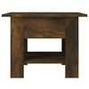 vidaXL Tavolino da Salotto Rovere Fumo 55x55x42 cm in Truciolato