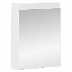 vidaXL Mobiletto per specchio da bagno TULUM Bianco 60 x 16,5 x 78 cm